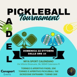 Torneo pickleball Firenze