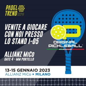 pickleball al Padel Trend Expo di Milano