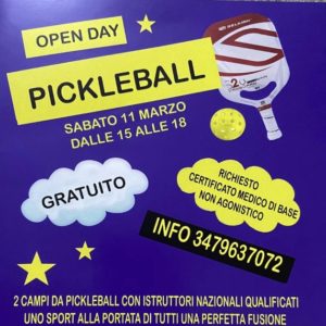 Savona Open Day pickeball