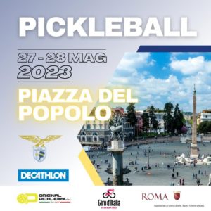 27-28/05/23 pickleball in piazza a Roma