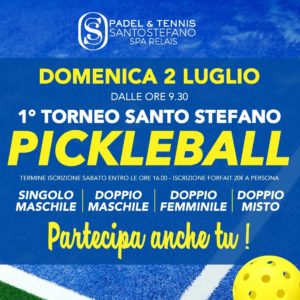torneo di pickleball a Biella