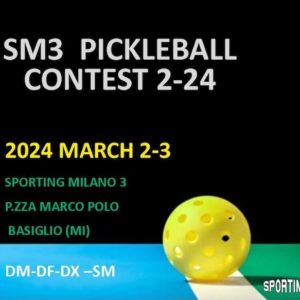 torneo pickleball Milano 3
