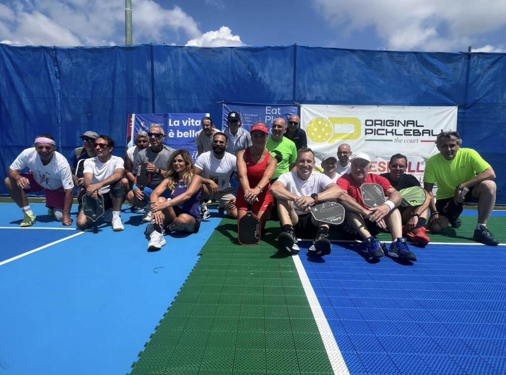 Alex Simon Biella gruppo pickleball