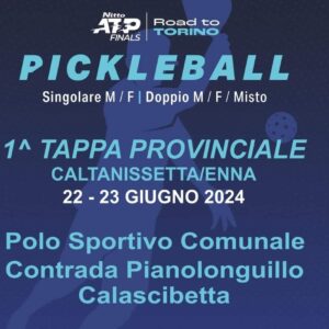 pickleball Calascibetta torneo