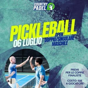 Country Padel Fombio torneo pickleball