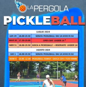 la pergola pickleball luglio agosto 2024 icon