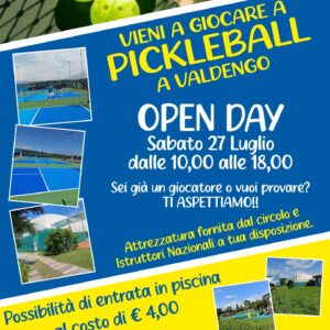 open day pickleball Biella 27:7:24