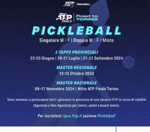 road to Torino pickleball tournament