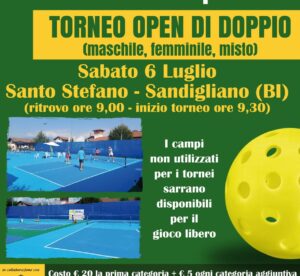 torneo di pickleball a Biella 6:7:24