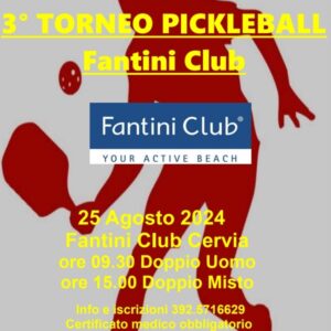 Torneo pickleball Cervia 25/8/24