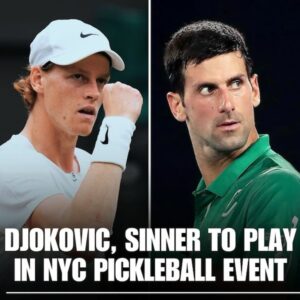 Sinner Djokovic pickleball Head event