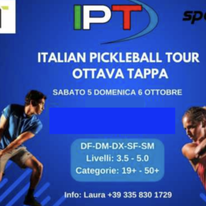 torneo pickleball Milano 4 ottobre 2024