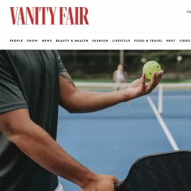 Vanity Fair pickleball in Italia